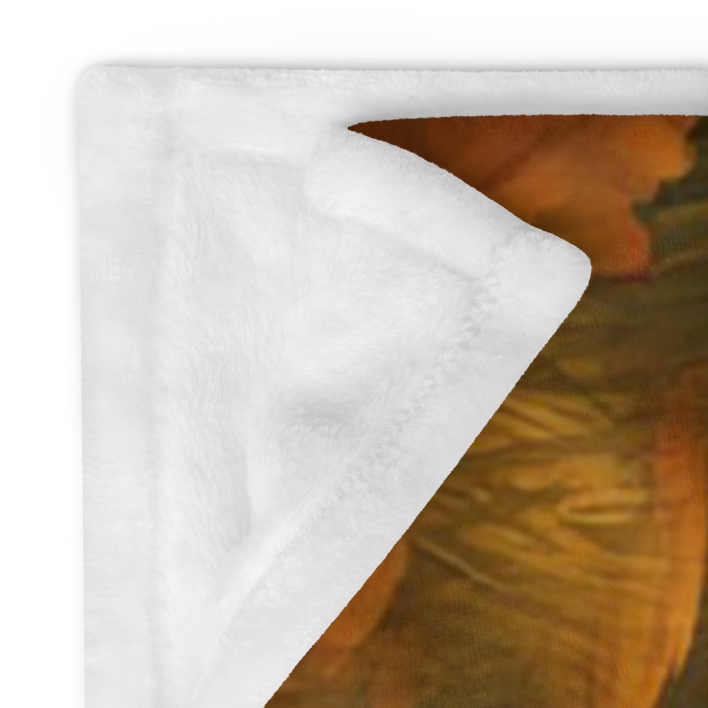 BABY SHEEP AT PEACE — Throw Blanket