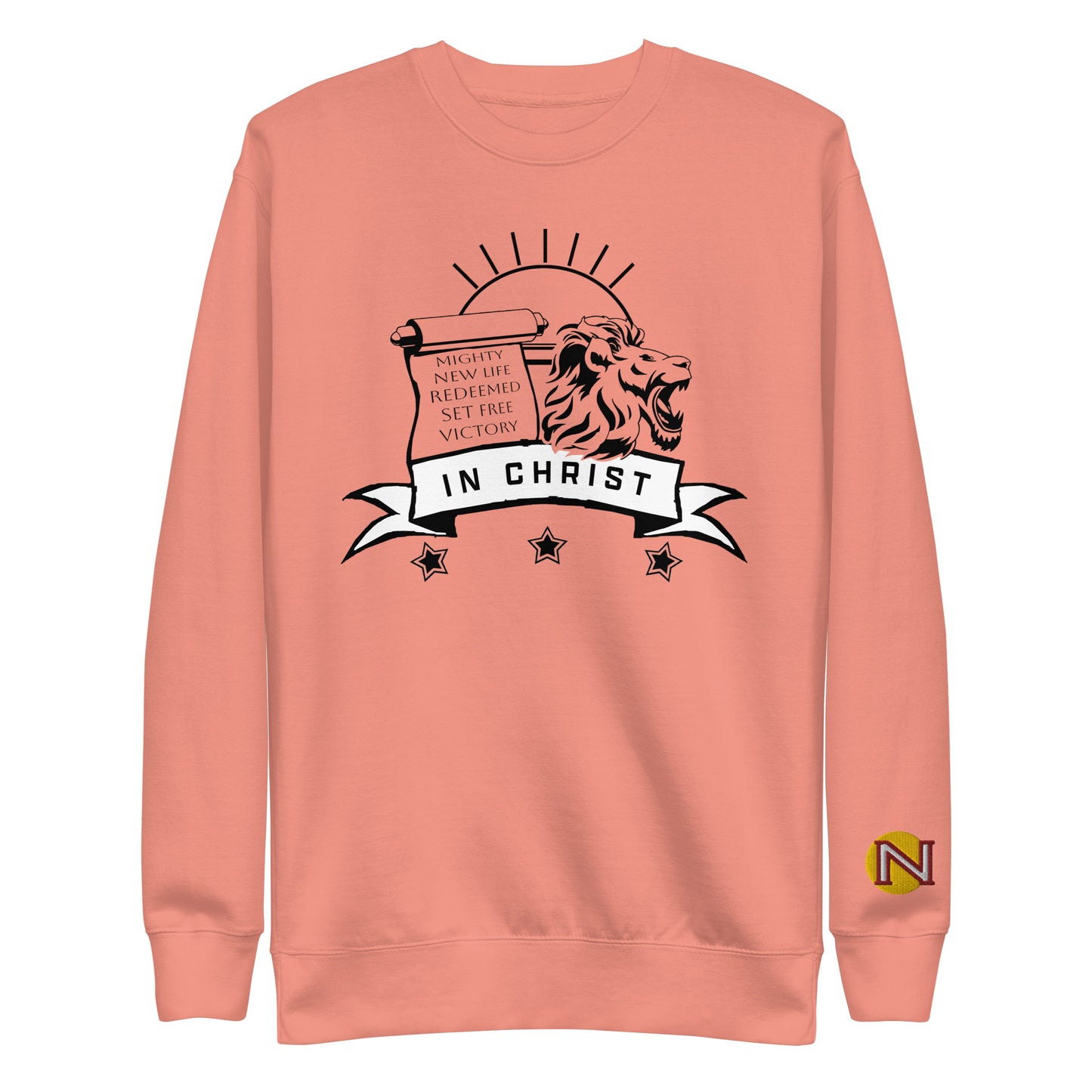 SPECIAL EDITION: LION, SCROLL, BANNER — unisex premium sweatshirt