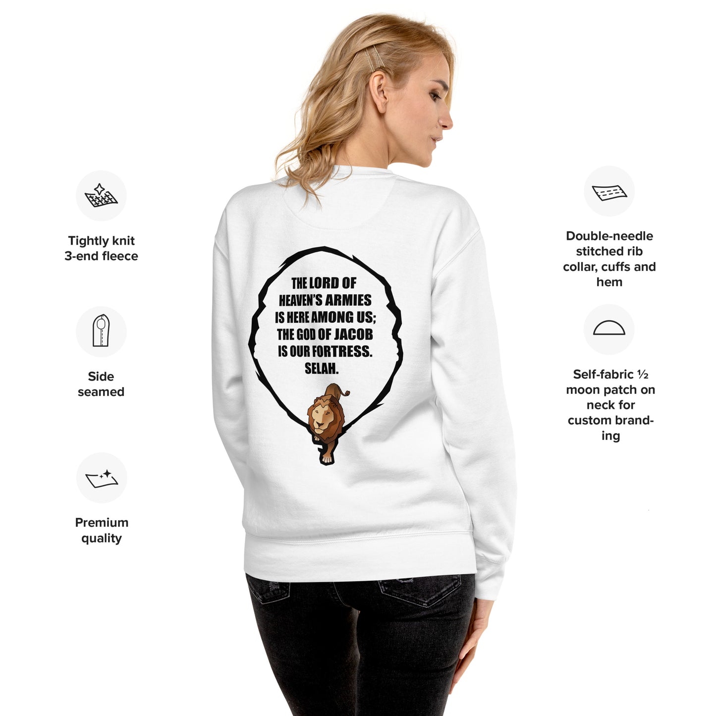 GOD OF ARMIES — Unisex Premium Sweatshirt