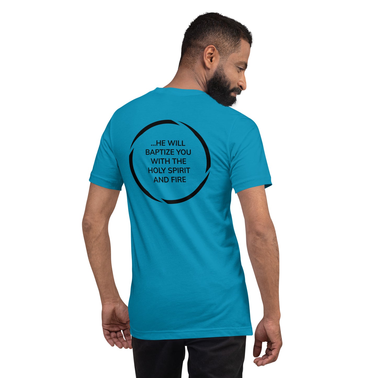 SPIRIT LEAD ME — MAT. 3:11 (Men's T-shirt)