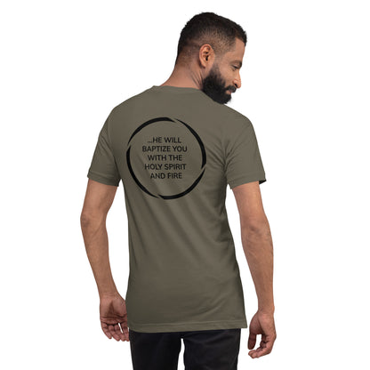 SPIRIT LEAD ME — MAT. 3:11 (Men's T-shirt)