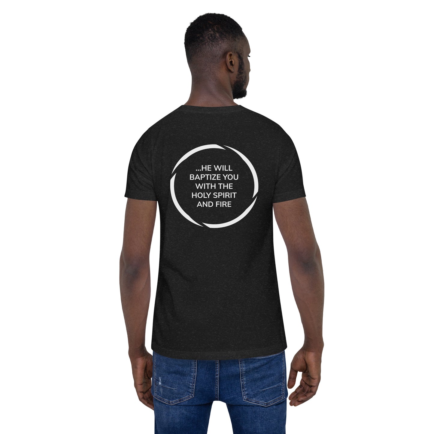 SPIRIT LEAD ME — MAT. 3:11 (Men's T-shirt)