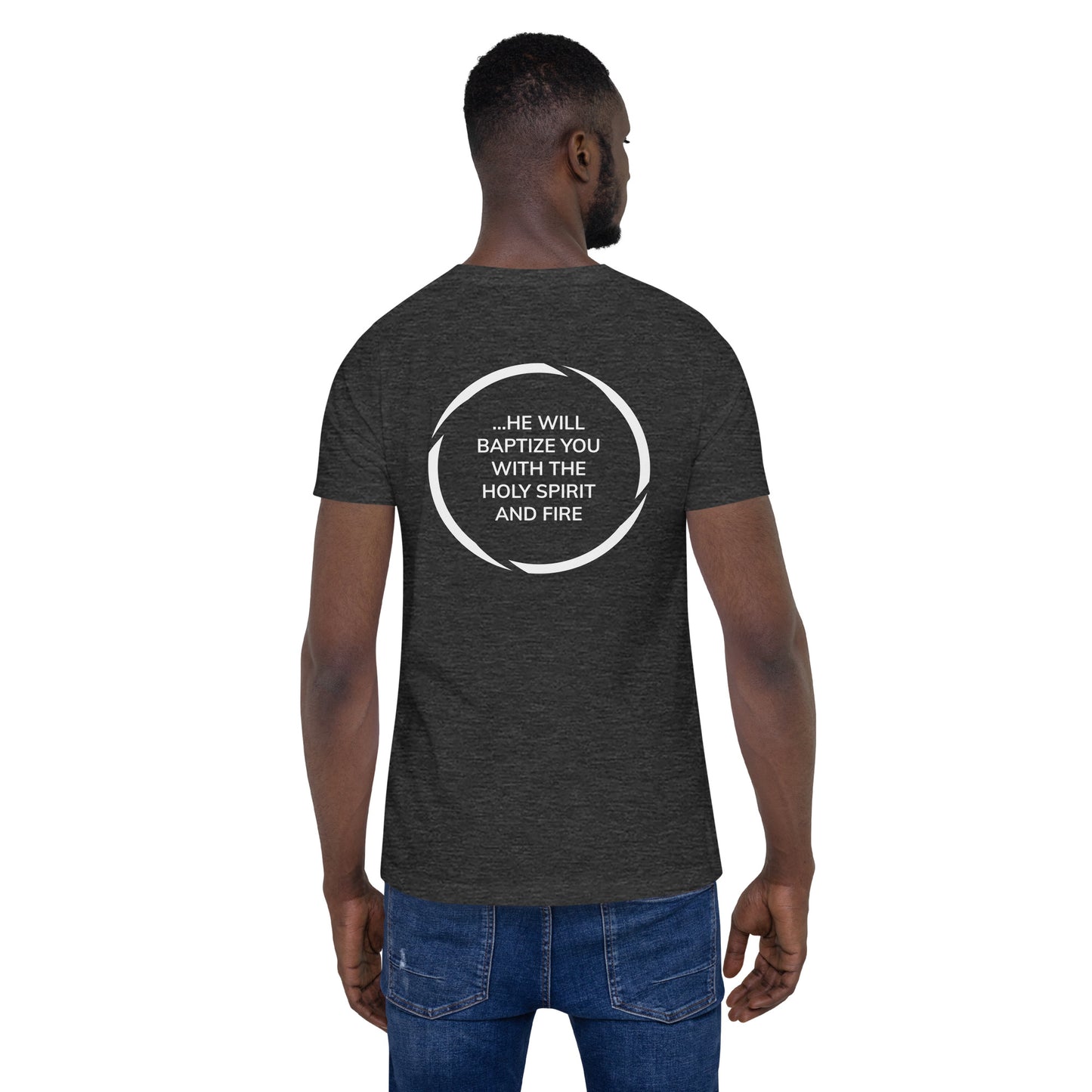 SPIRIT LEAD ME — MAT. 3:11 (Men's T-shirt)