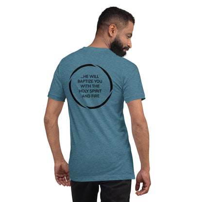 SPIRIT LEAD ME — MAT. 3:11 (Men's T-shirt)