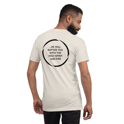 SPIRIT LEAD ME — MAT. 3:11 (Men's T-shirt)