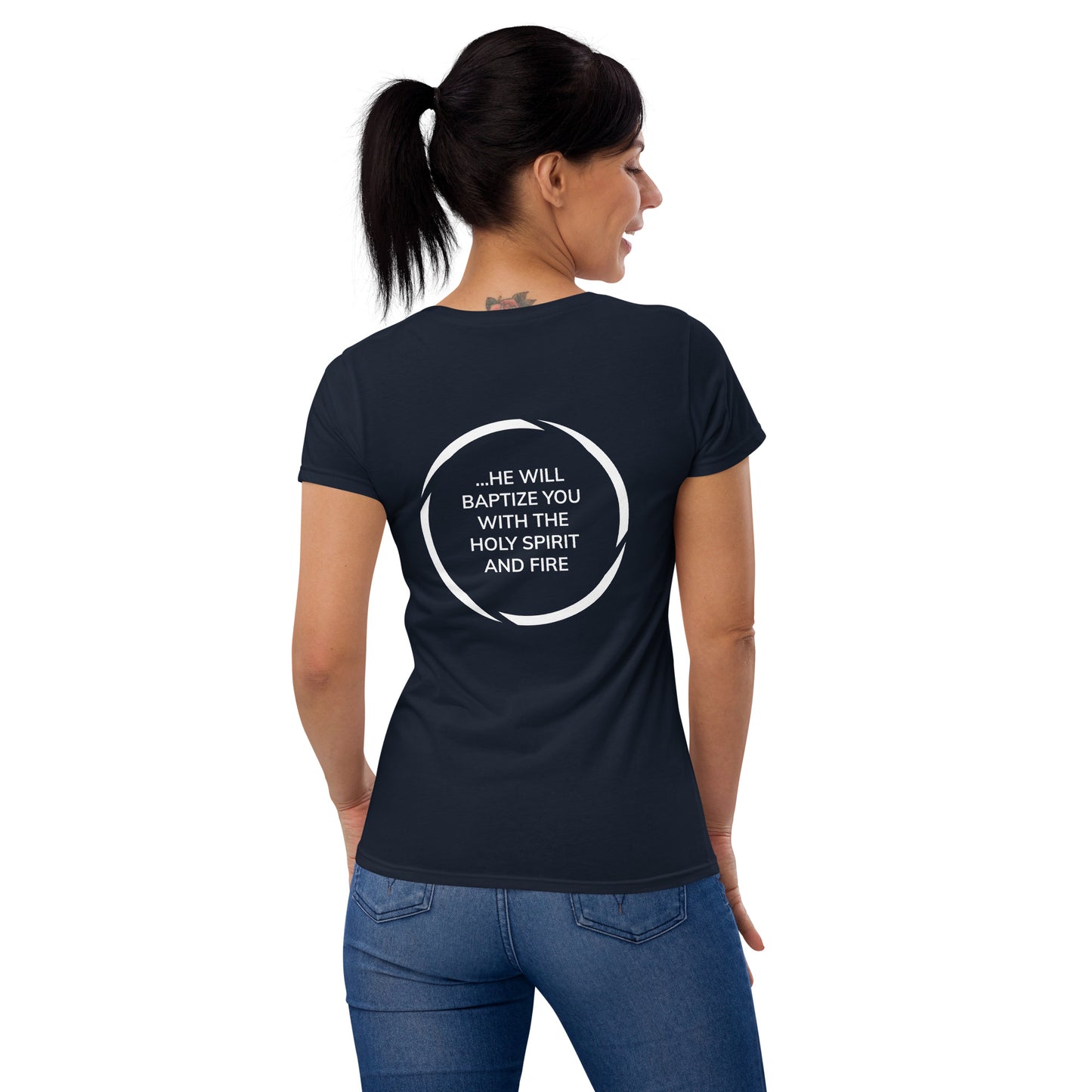 SPIRIT LEAD ME — MAT. 3:11 (Women's T-shirt)