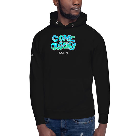 Unisex Hoodie - COME QUICKLY (blues)